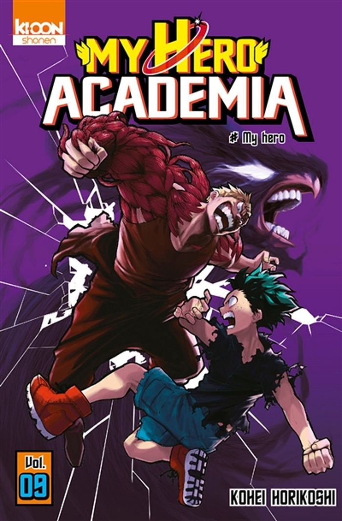 Couverture du livre « My hero » de Kōhei Horikoshi, librairie Les Contes Infusés à Corte