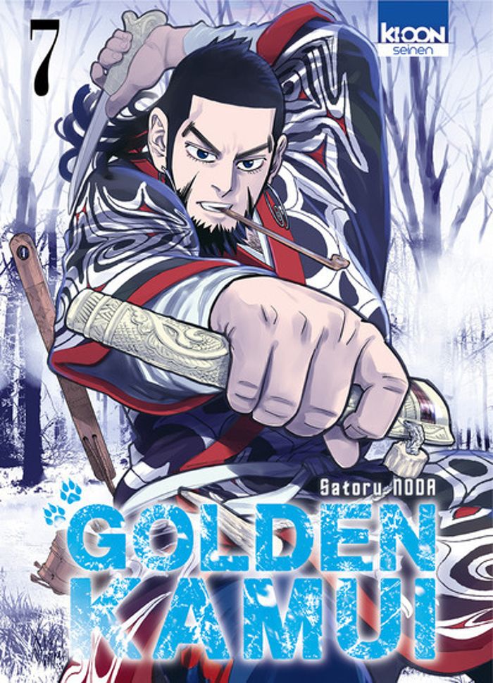 Couverture du livre « Golden kamui » de Satoru Noda, librairie Les Contes Infusés à Corte
