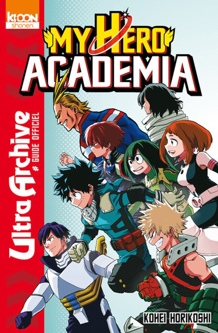 Couverture du livre « My hero academia : ultra archive, guide officiel » de Kōhei Horikoshi, librairie Les Contes Infusés à Corte