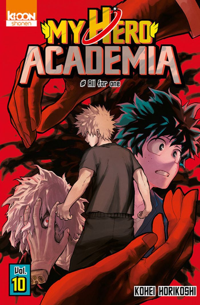 Couverture du livre « All for One » de Kōhei Horikoshi, librairie Les Contes Infusés à Corte