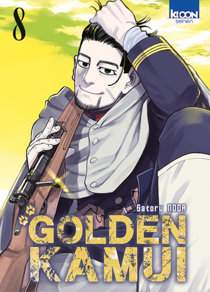Couverture du livre « Golden kamui » de Satoru Noda, librairie Les Contes Infusés à Corte