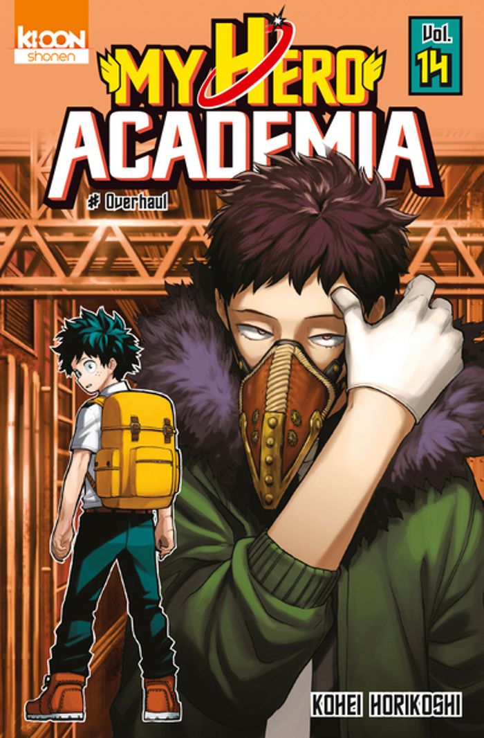 Couverture du livre « Overhaul » de Kōhei Horikoshi, librairie Les Contes Infusés à Corte