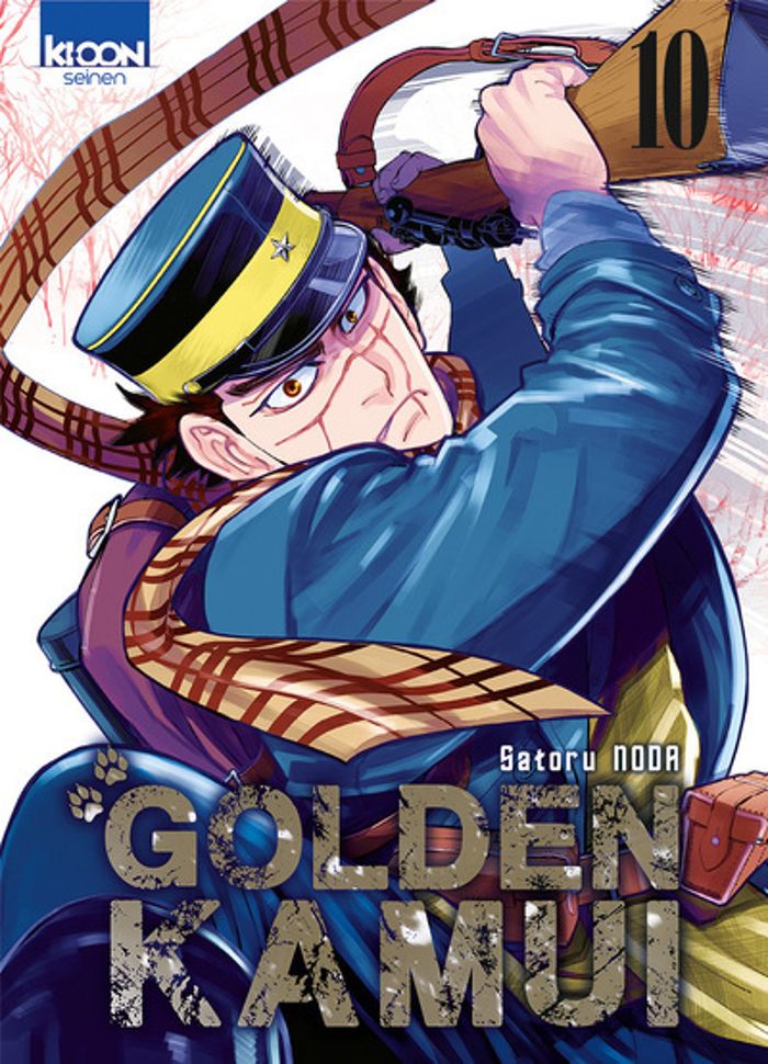 Couverture du livre « Golden kamui » de Satoru Noda, librairie Les Contes Infusés à Corte