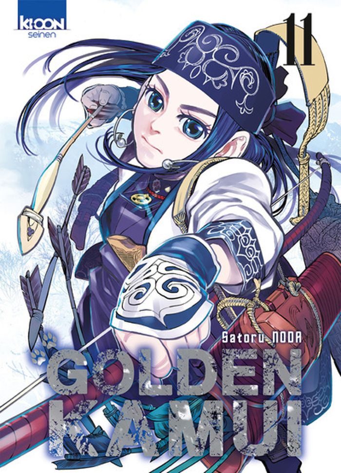 Couverture du livre « Golden kamui » de Satoru Noda, librairie Les Contes Infusés à Corte