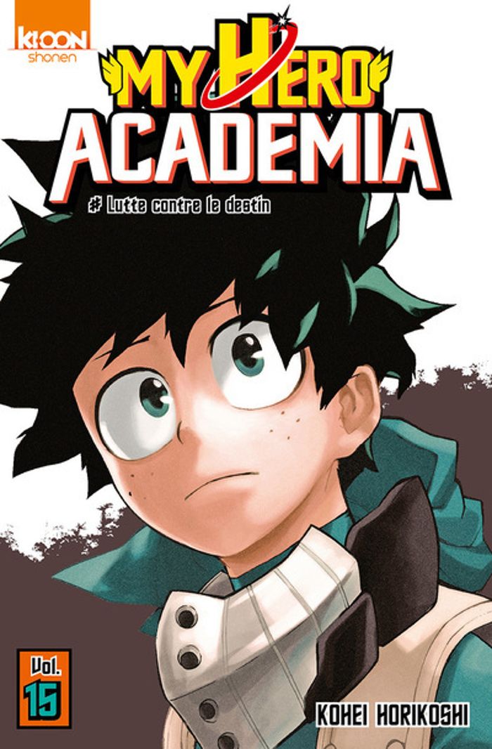 Couverture du livre « Lutte contre le destin » de Kōhei Horikoshi, librairie Les Contes Infusés à Corte