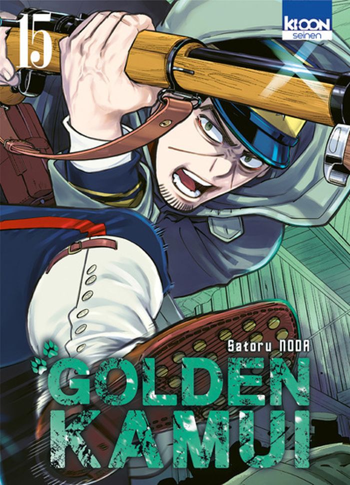 Couverture du livre « Golden kamui » de Satoru Noda, librairie Les Contes Infusés à Corte