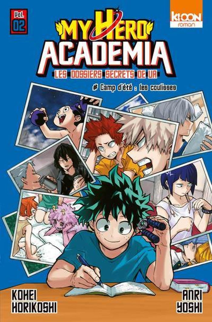 Couverture du livre « Camp d'été : les coulisses » de Kōhei Horikoshi, librairie Les Contes Infusés à Corte