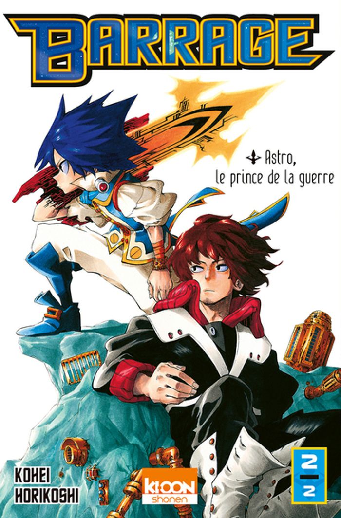 Couverture du livre « Astro, le prince de la guerre » de Kōhei Horikoshi, librairie Les Contes Infusés à Corte