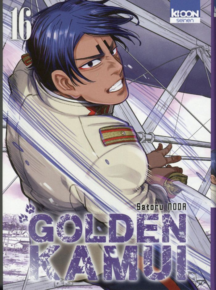 Couverture du livre « Golden kamui » de Satoru Noda, librairie Les Contes Infusés à Corte