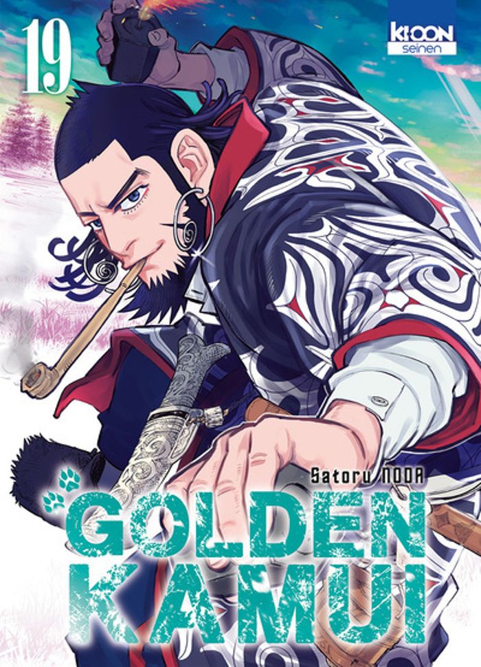 Couverture du livre « Golden kamui » de Satoru Noda, librairie Les Contes Infusés à Corte