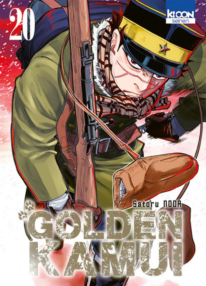 Couverture du livre « Golden kamui » de Satoru Noda, librairie Les Contes Infusés à Corte