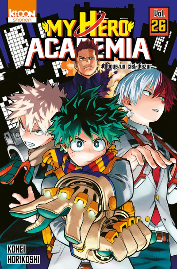 Couverture du livre « Sous un ciel d'azur » de Kōhei Horikoshi, librairie Les Contes Infusés à Corte