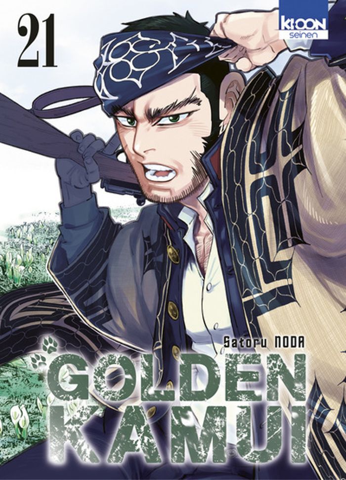 Couverture du livre « Golden kamui » de Satoru Noda, librairie Les Contes Infusés à Corte