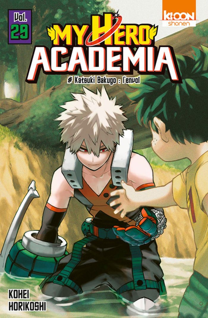 Couverture du livre « Katsuki Bakugo : l'envol », librairie Les Contes Infusés à Corte