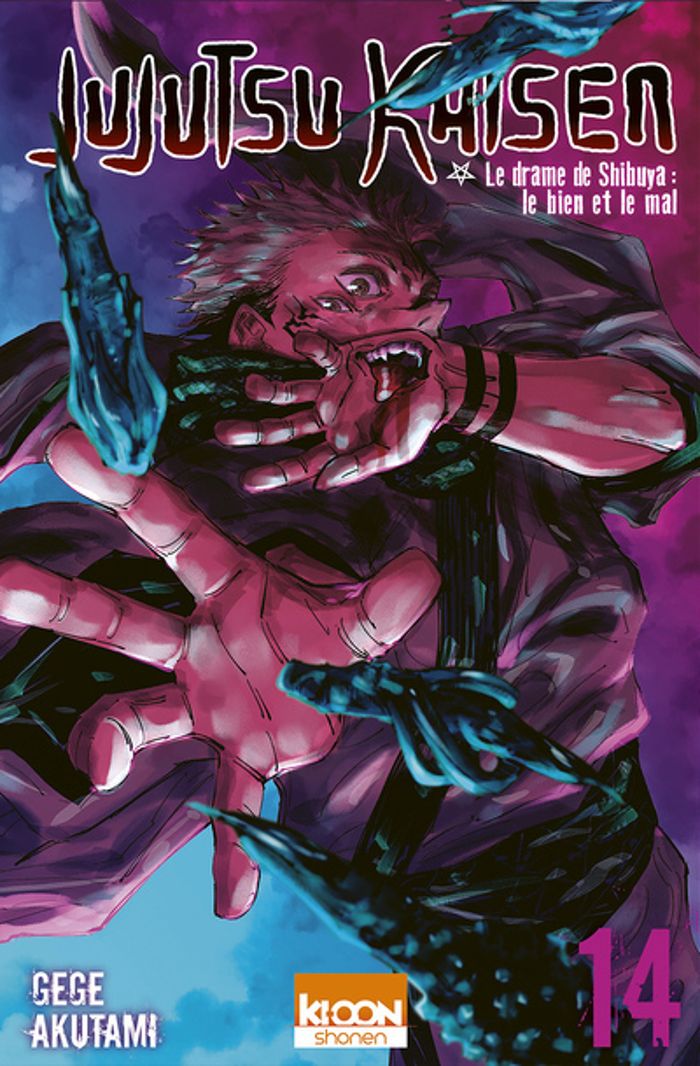 Couverture du livre « JUJUTSU KAISEN T14 », librairie Les Contes Infusés à Corte