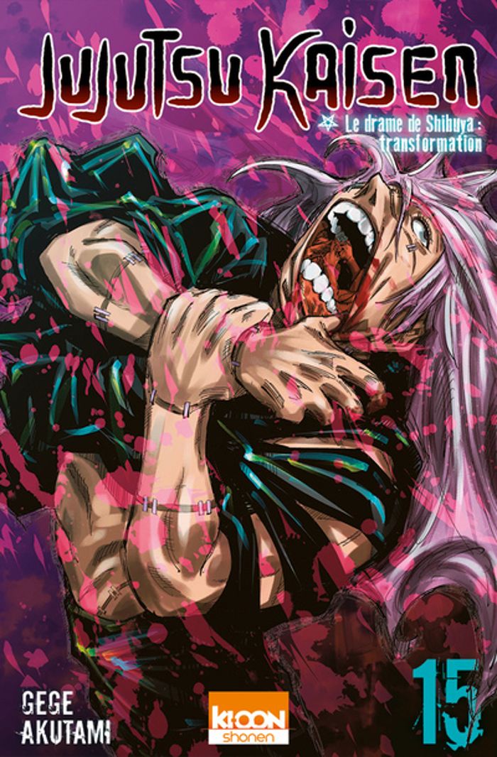 Couverture du livre « JUJUTSU KAISEN T15 », librairie Les Contes Infusés à Corte