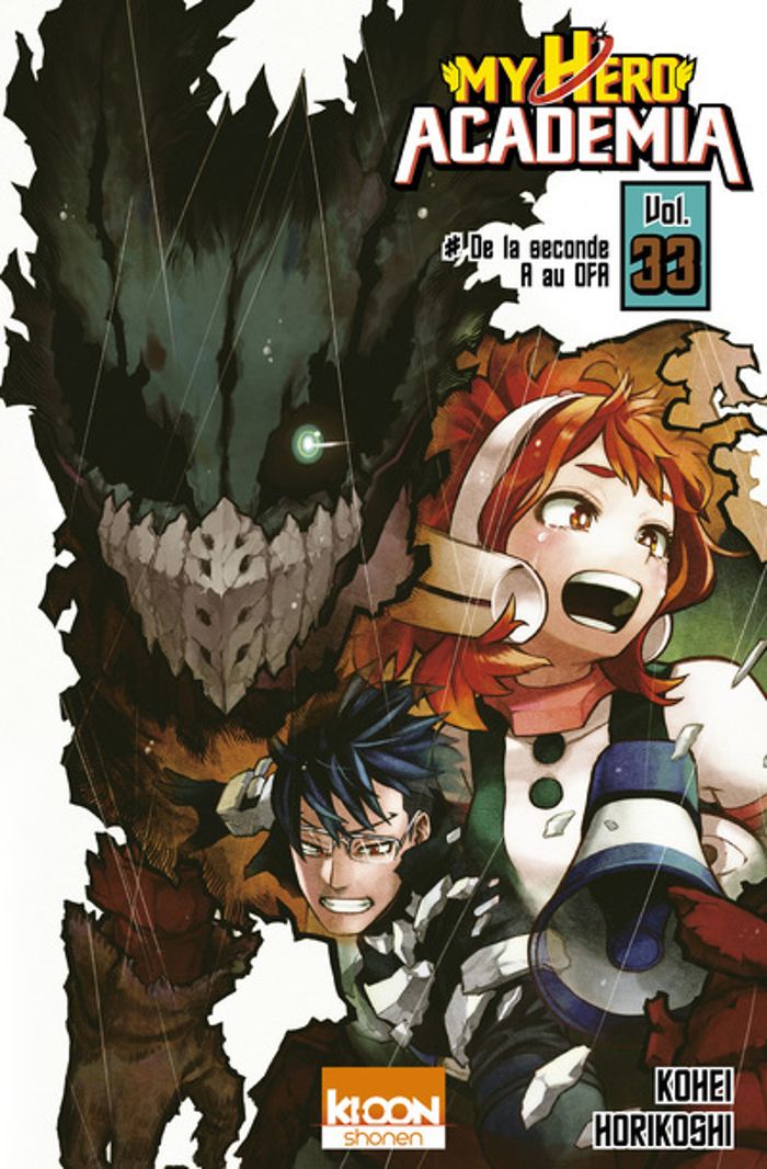 Couverture du livre « De la seconde A au OFA » de Kōhei Horikoshi, librairie Les Contes Infusés à Corte