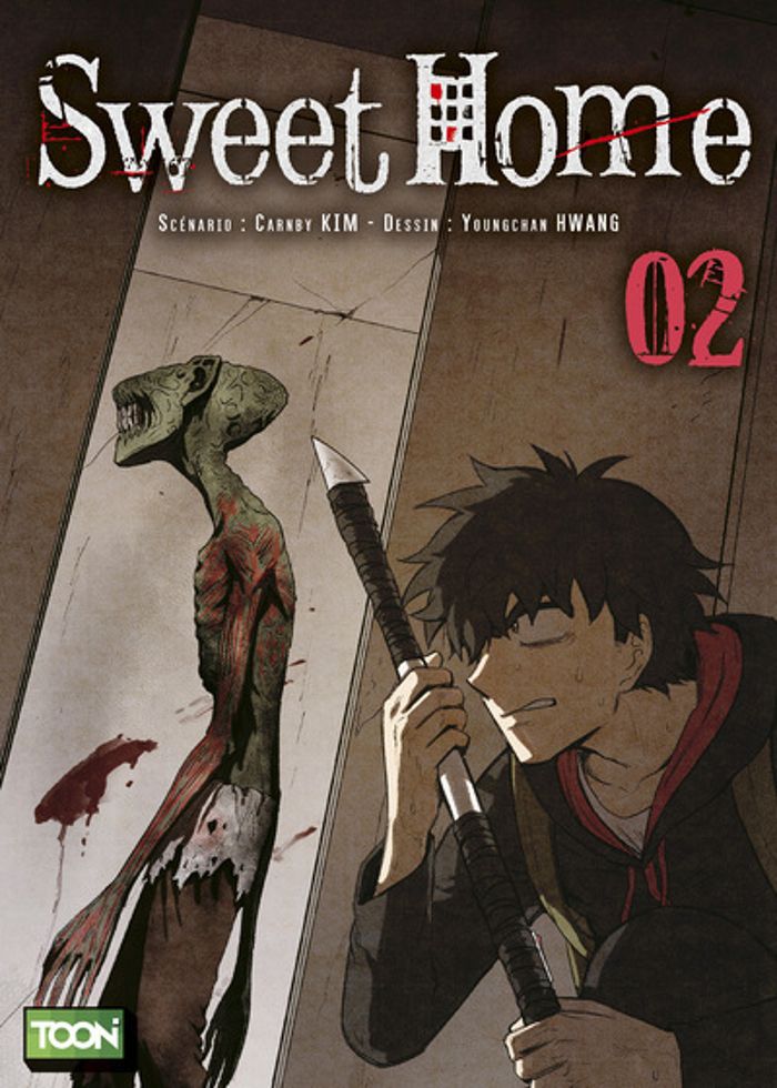 Couverture du livre « SWEET HOME T02 » de Kim/hwang, librairie Les Contes Infusés à Corte