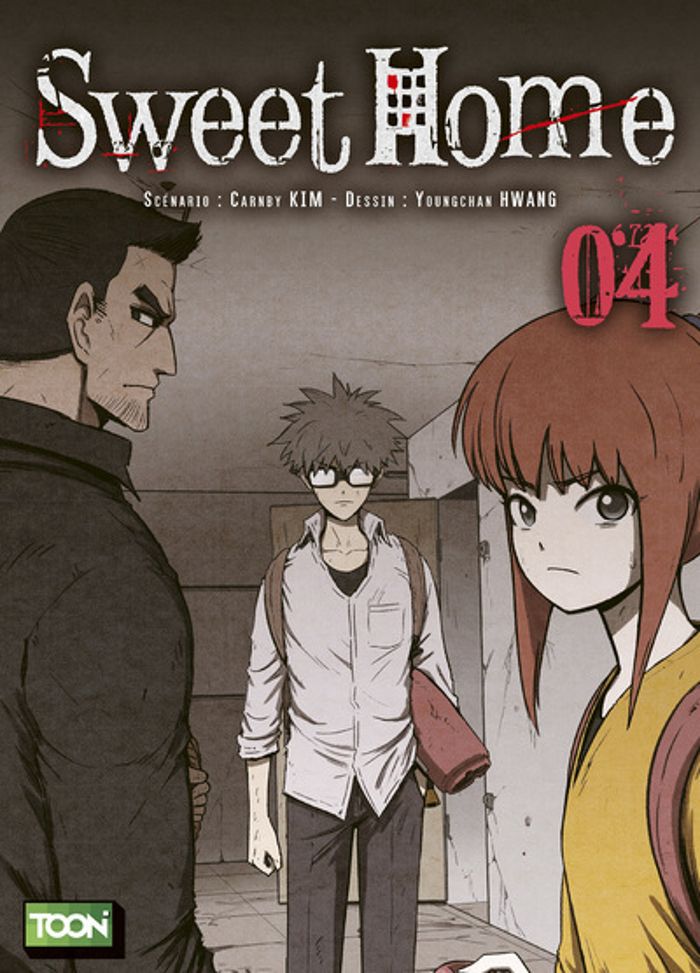 Couverture du livre « SWEET HOME T04 » de Kim/hwang, librairie Les Contes Infusés à Corte