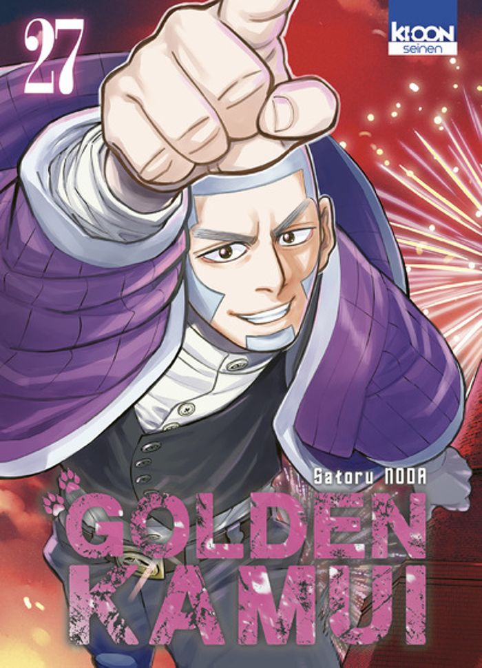 Couverture du livre « Golden kamui » de Satoru Noda, librairie Les Contes Infusés à Corte