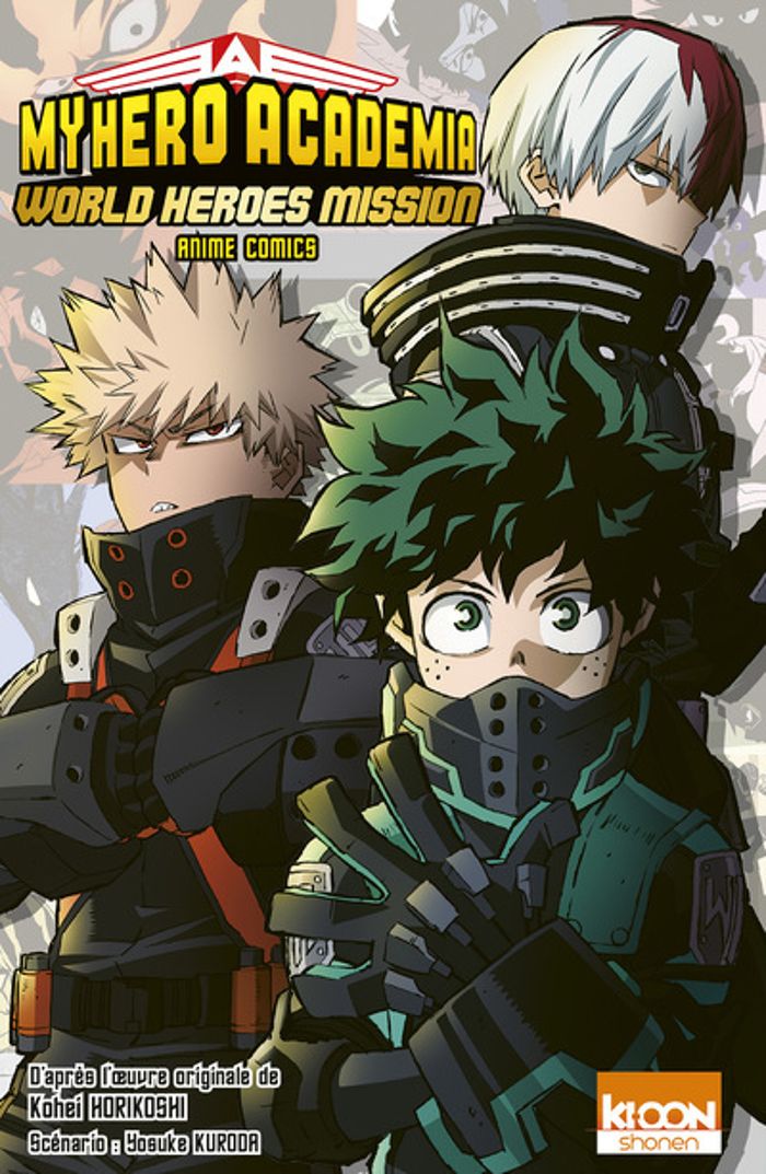 Couverture du livre « My hero academia : world heroes mission - anime comics », librairie Les Contes Infusés à Corte