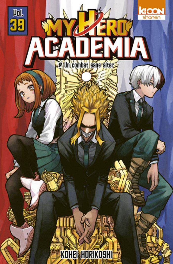 Couverture du livre « Un combat sans alter » de Kōhei Horikoshi, librairie Les Contes Infusés à Corte