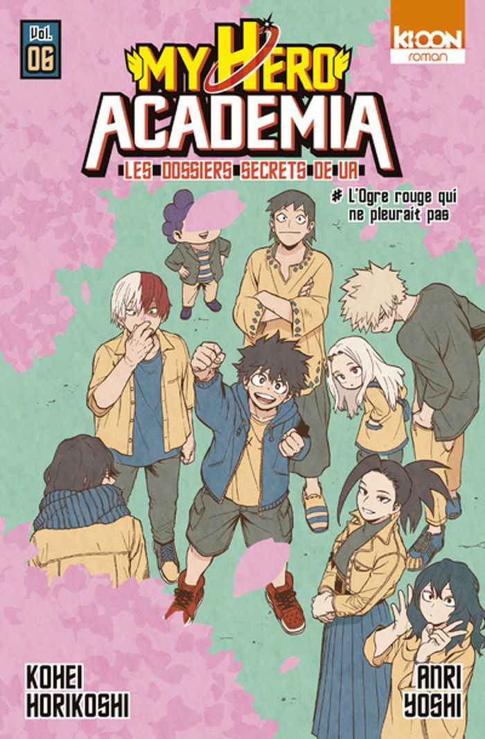 Couverture du livre « L'ogre rouge qui ne pleurait pas » de Kōhei Horikoshi, librairie Les Contes Infusés à Corte
