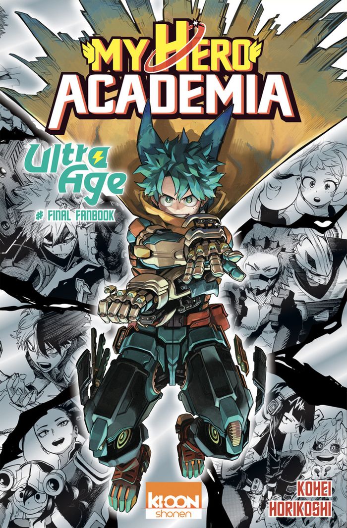 Couverture du livre « My hero academia ultra age : final fanbook » de Horikoshi Kohei, librairie Les Contes Infusés à Corte