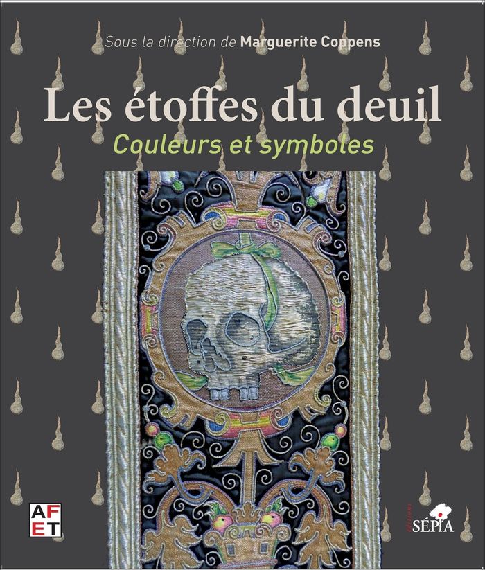 Couverture du livre « LES ETOFFES DU DEUIL - COULEURS ET SYMBOLES » de Marguerite Coppens, librairie Les Contes Infusés à Corte