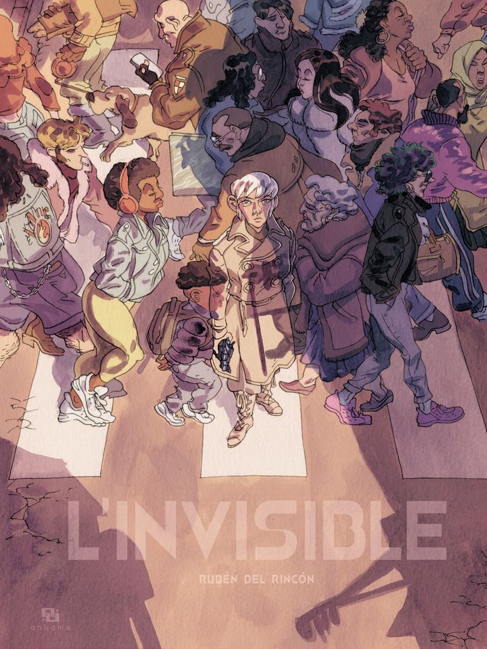Couverture du livre « L'invisible » de Ruben DEL RINCON, librairie Les Contes Infusés à Corte