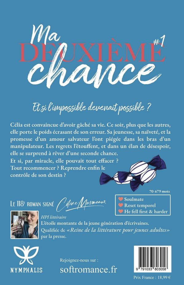 Quatrième de couverture de « Ma deuxième chance »