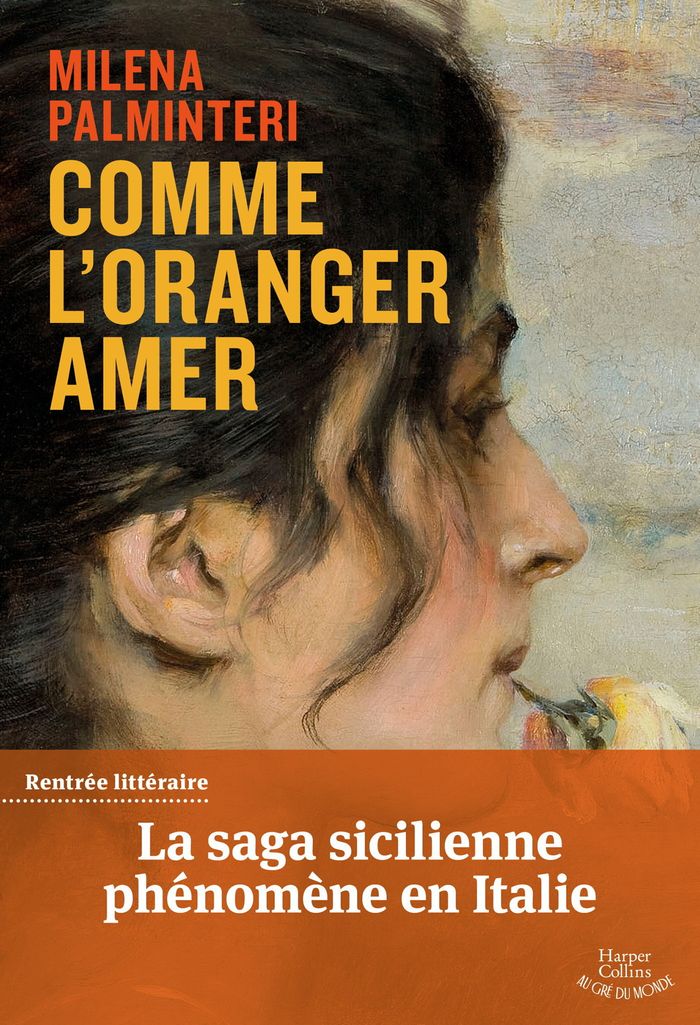 Couverture du livre « Comme l'oranger amer » de Milena Palminteri, librairie Les Contes Infusés à Corte