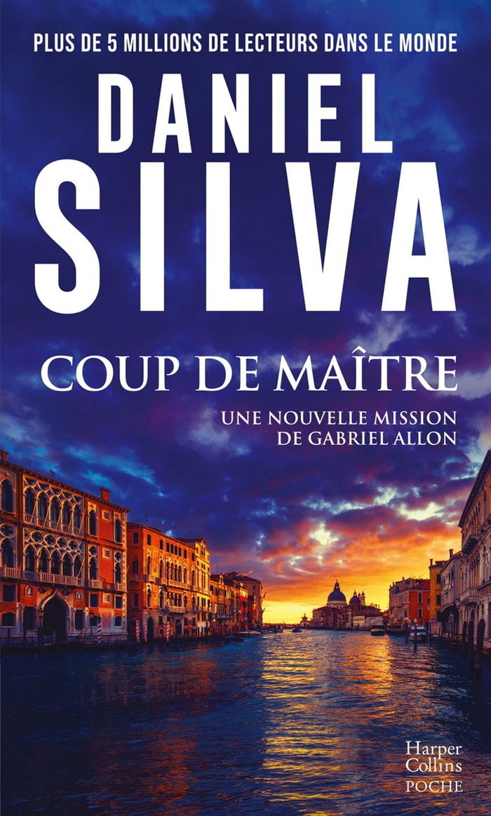 Couverture du livre « Coup de maître » de Daniel Silva, librairie Les Contes Infusés à Corte