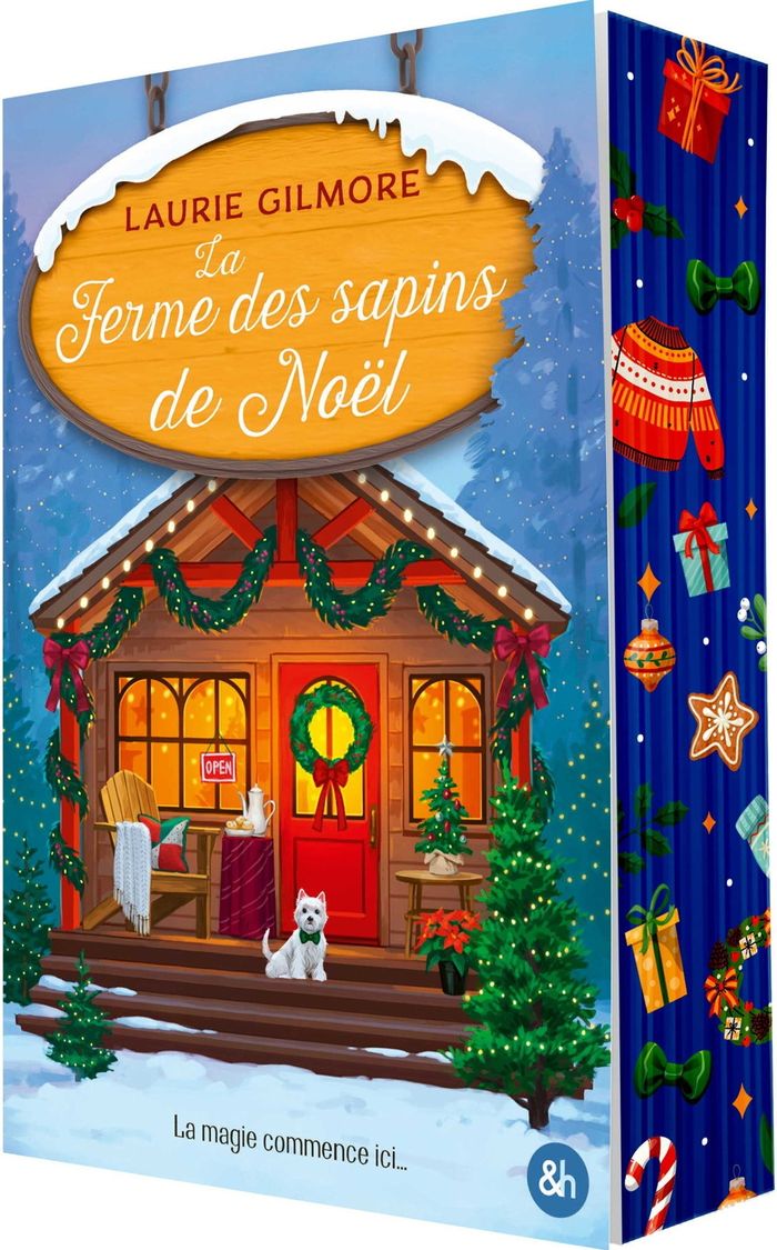 Couverture du livre « DREAM HARBOR - T03 - LA FERME DES SAPINS DE NOEL - ELLE DETESTE NOEL, IL VA CHANGER SA VIE » de Laurie Gilmore, librairie Les Contes Infusés à Corte
