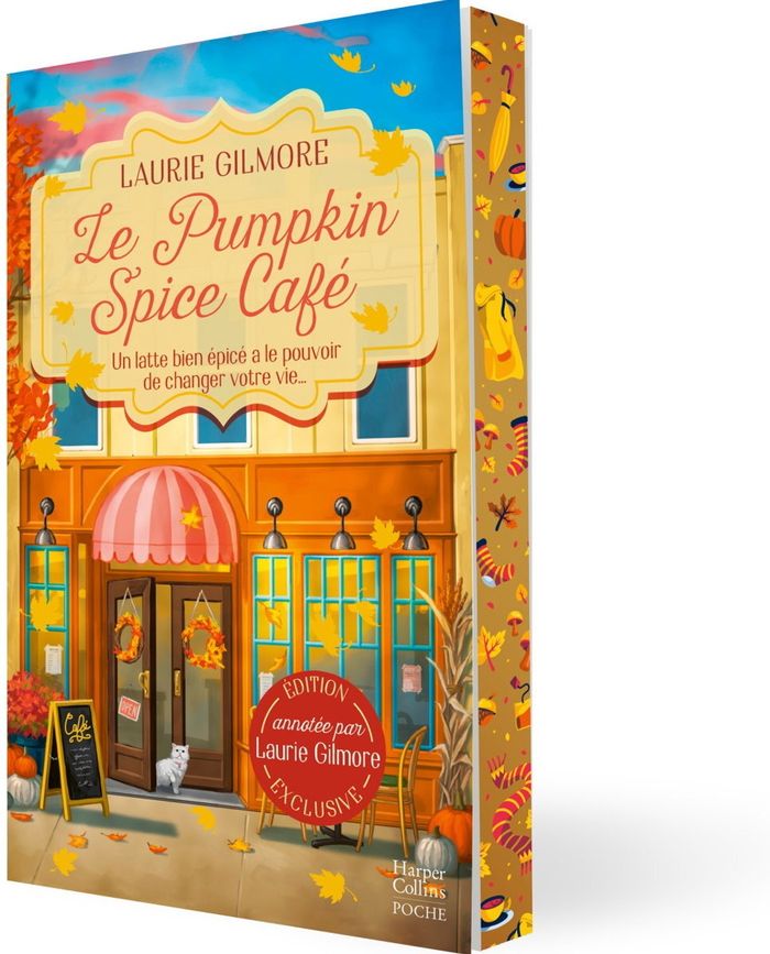 Couverture du livre « DREAM HARBOR - T01 - LE PUMPKIN SPICE CAFE - LE PREMIER OPUS DE LA SERIE COSY ROMANCE DREAM HARBOR E », librairie Les Contes Infusés à Corte