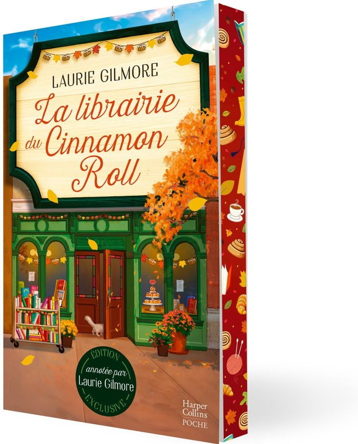Couverture : DREAM HARBOR - T02 - LA LIBRAIRIE DU CINNAMON ROLL - UNE SMALL-TOWN COSY ROMANCE OPPOSITES ATTRACT A