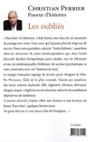 Quatrième de couverture de « Les oubliés »