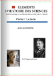 Couverture du livre « Éléments d'histoires des sciences : mathématiques, astronomie, physique et chimie » de Jean Sivardière, librairie Les Contes Infusés à Corte
