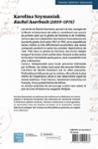 Quatrième de couverture de « Rachel Auerbach, 1899-1976 : écrits »