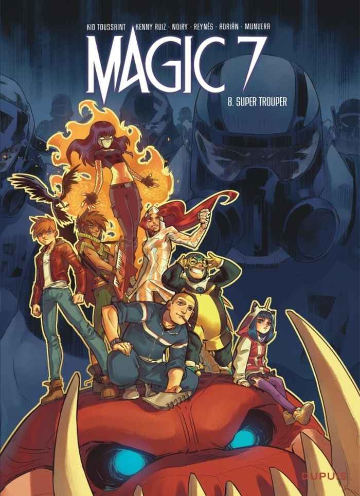 Couverture du livre « Super trouper » de Kid Toussaint, librairie Les Contes Infusés à Corte
