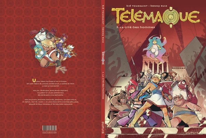 Couverture du livre « La cité des hommes » de Kid Toussaint, librairie Les Contes Infusés à Corte