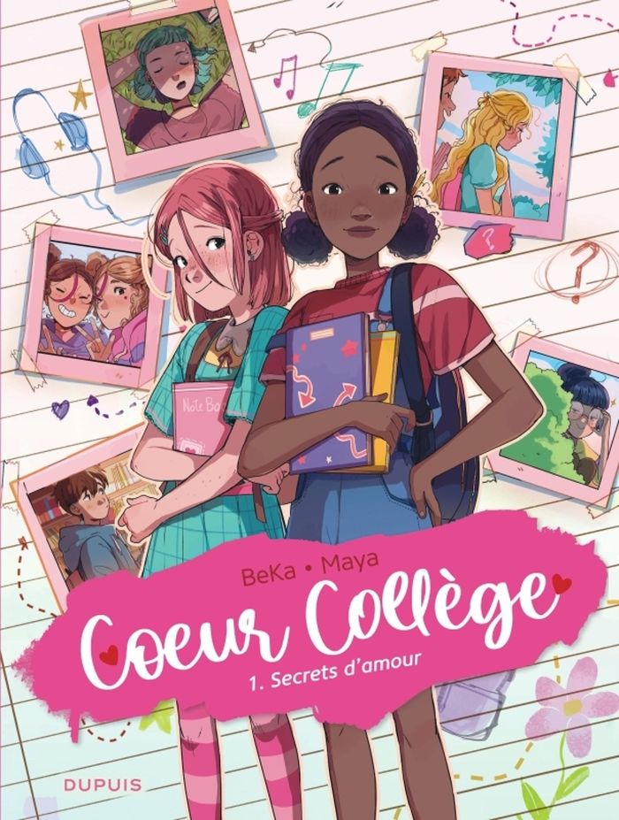 Couverture du livre « COEUR COLLEGE - TOME 1 - SECRETS D'AMOUR », librairie Les Contes Infusés à Corte