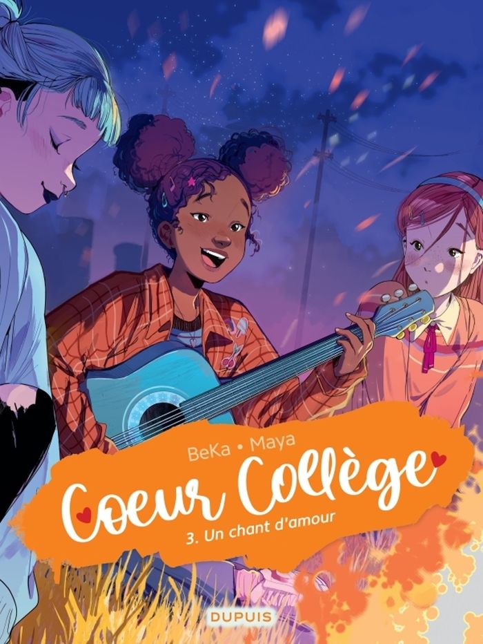 Couverture du livre « COEUR COLLEGE - TOME 3 - UN CHANT D'AMOUR », librairie Les Contes Infusés à Corte