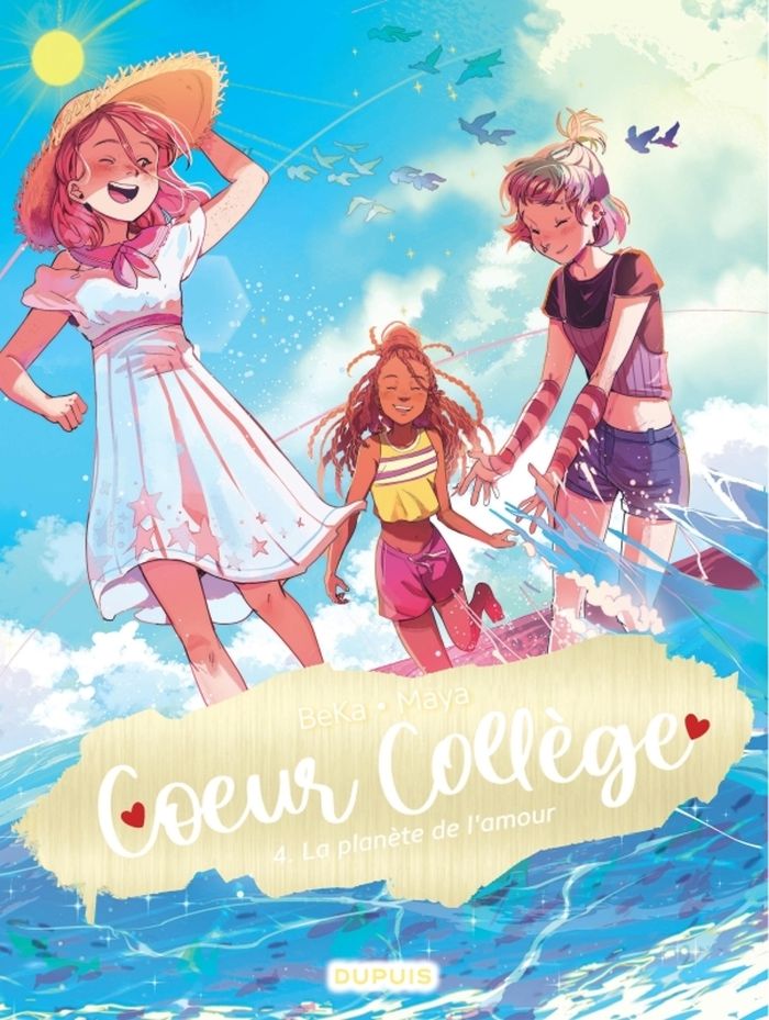 Couverture du livre « COEUR COLLEGE - TOME 4 - LA PLANETE DE L'AMOUR », librairie Les Contes Infusés à Corte