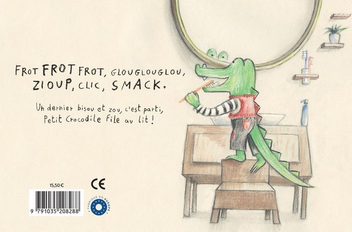 Quatrième de couverture de « L'heure d'aller au lit »