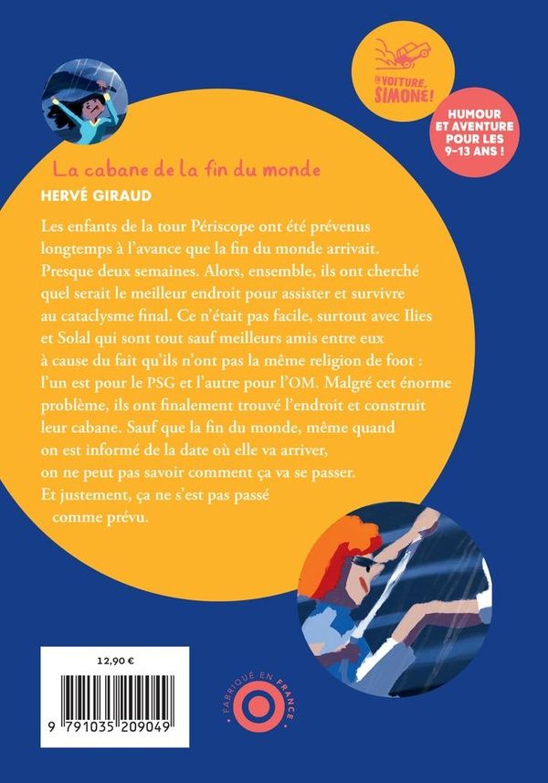 Quatrième de couverture de « La cabane de la fin du monde »