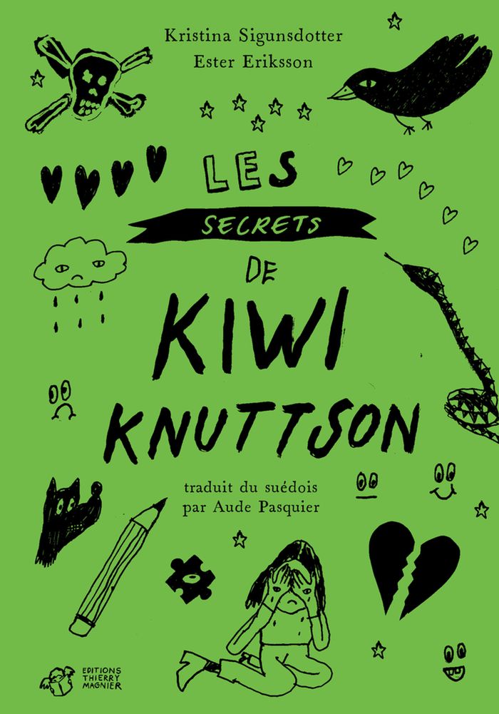 Couverture du livre « Les secrets de Kiwi Knuttson », librairie Les Contes Infusés à Corte
