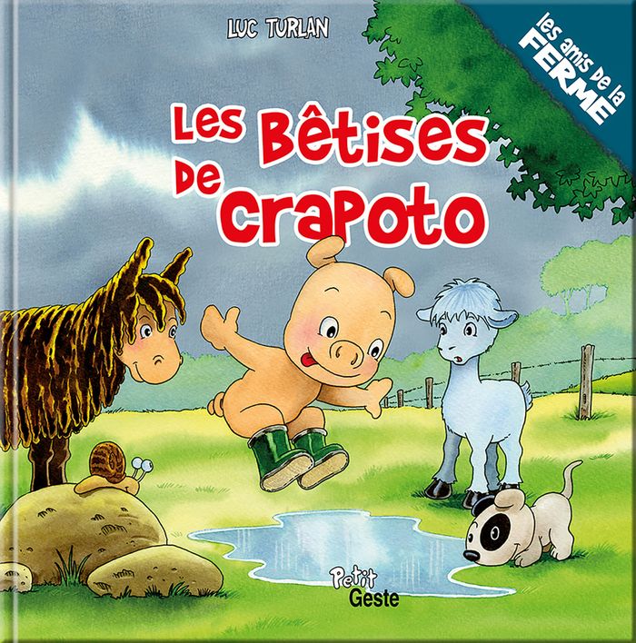 Couverture du livre « Les bêtises de Crapoto » de Luc Turlan, librairie Les Contes Infusés à Corte