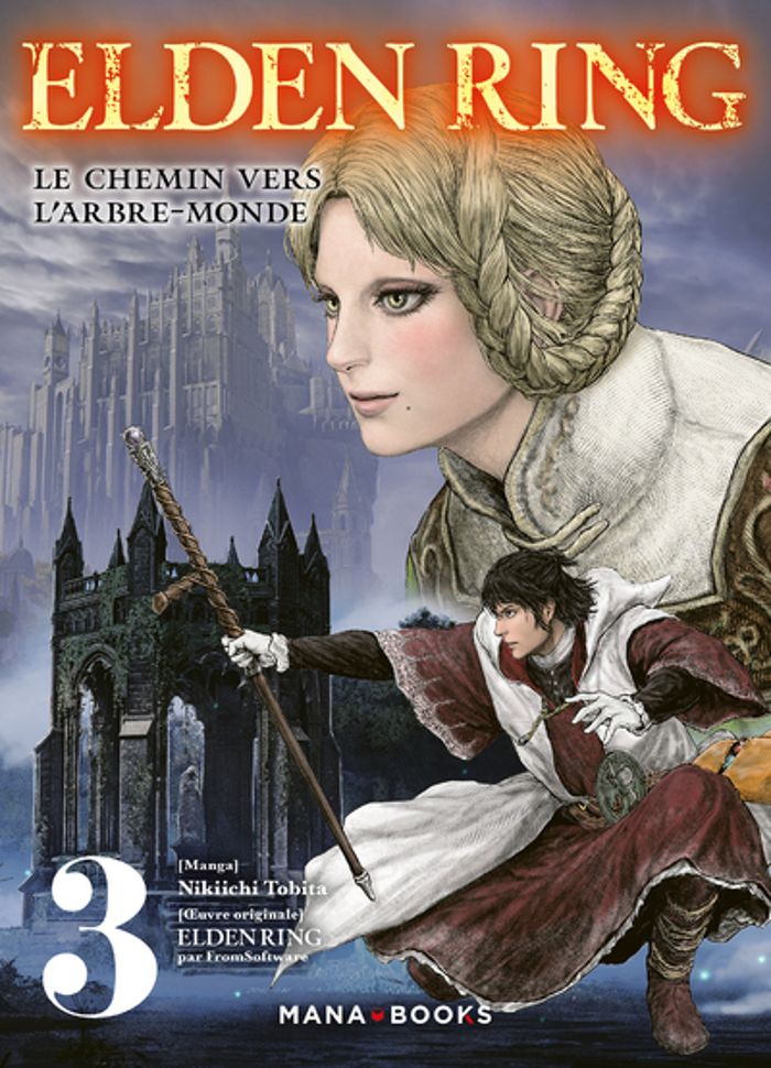 Couverture du livre « ELDEN RING : LE CHEMIN VERS L'ARBRE-MONDE T03 », librairie Les Contes Infusés à Corte