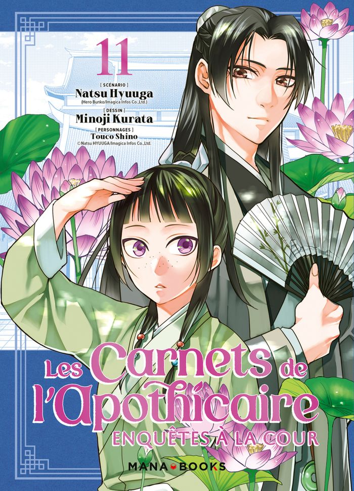 Couverture du livre « Les carnets de l'apothicaire : enquêtes à la cour » de Natsu Hyūga, librairie Les Contes Infusés à Corte